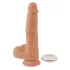 You2Toys - vibrator realist cu mișcare de împingere - culoare naturală