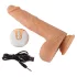 You2Toys - vibrator realist cu mișcare de împingere - culoare naturală