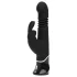 Fifty Shades of Grey - vibrator rabbit cu mișcare de împingere - silicon negru