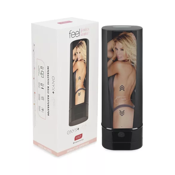 Kiiroo Onyx+ Jessica Drake - masturbator interactiv - negru