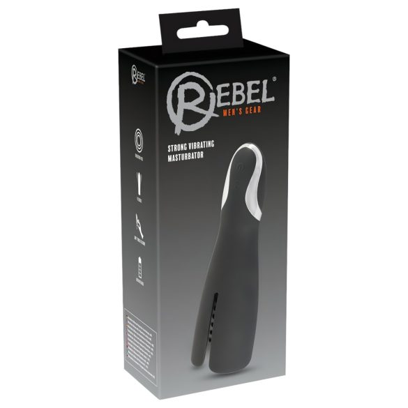 Rebel Strong - vibrator capăt încărcabil (negru)