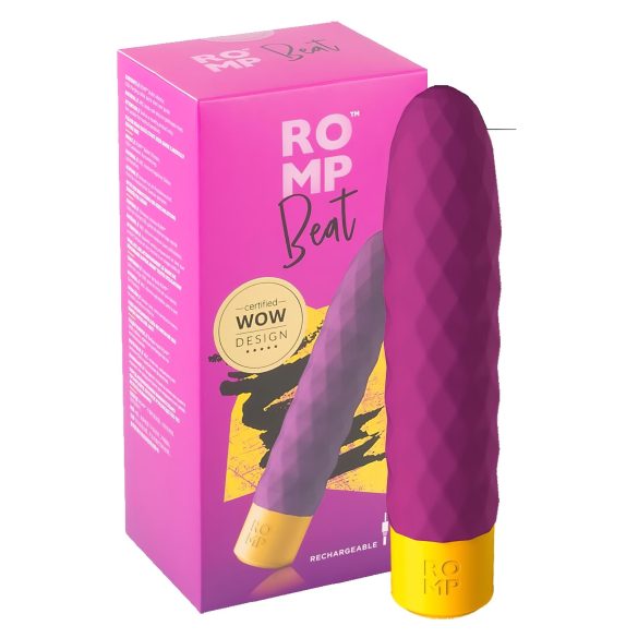 ROMP Beat - vibrator reîncărcabil și rezistent la apă (mov)