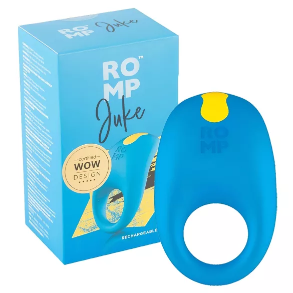 ROMP Juke - inel penian vibrant rezistent la apă - albastru