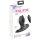XOUXOU - Vibrator anal cu două brațe, negru, cu baterie reîncărcabilă
