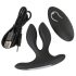XOUXOU - Vibrator anal cu două brațe, negru, cu baterie reîncărcabilă