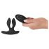 XOUXOU - Vibrator anal cu două brațe, negru, cu baterie reîncărcabilă