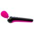 PalmPower Extreme Wand - masaj vibrator reîncărcabil (roz-negru)