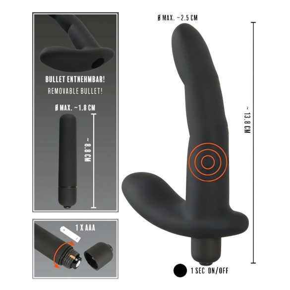 Rebel Naughty Finger - vibrator prostate - negru