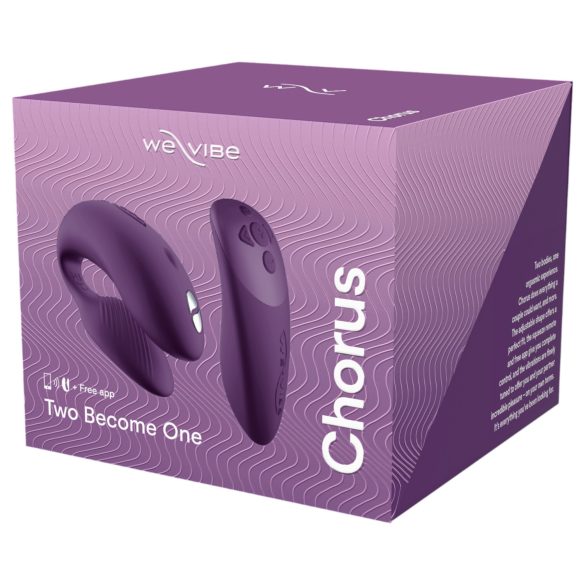 We-Vibe Chorus - vibrator inteligent pentru cupluri, reîncărcabil (mov)