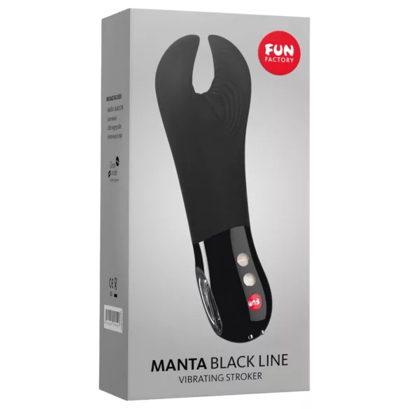 Fun Factory Manta - vibrator pentru gland (negru)