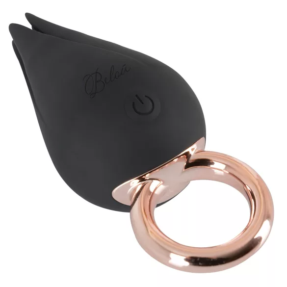 Belou - vibrator clitoral reîncărcabil, waterproof - negru