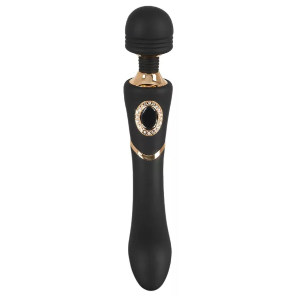 Cleopatra Wand - vibrator masaj reîncărcabil impermeabil negru