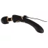 Cleopatra Wand - vibrator masaj reîncărcabil impermeabil negru