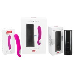 Kiiroo Onyx+ și Pearl 2 - set duo masturbator și vibrator