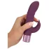 Rabbit Vibe - vibrator cu braț pentru clitoris și punctul G - mov, reîncărcabil