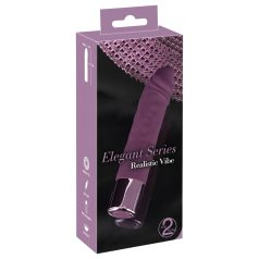   You2Toys Elegant Realistic - vibrator reîncărc. și rezistent la apă (mov)