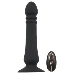   Black Velvet - vibrator anal reîncărcabil cu impulsuri (negru)
