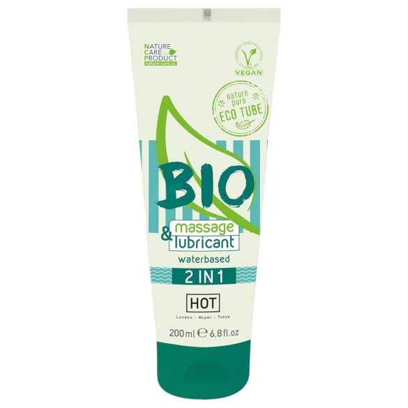 HOT Bio - gel lubrifiant și de masaj pe bază de apă - 200ml