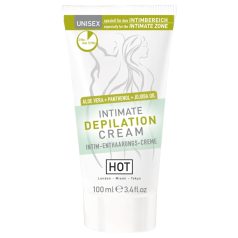   HOT Intimate - cremă depilatoare intimă cu spatulă - 100ml
