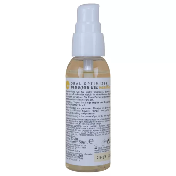HOT - Blowjob Gel - gel lubrifiant oral - vanilie (50 ml)