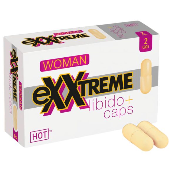 Hot exxtreme - supliment libido femei - capsule stimulare - 2 bucăți