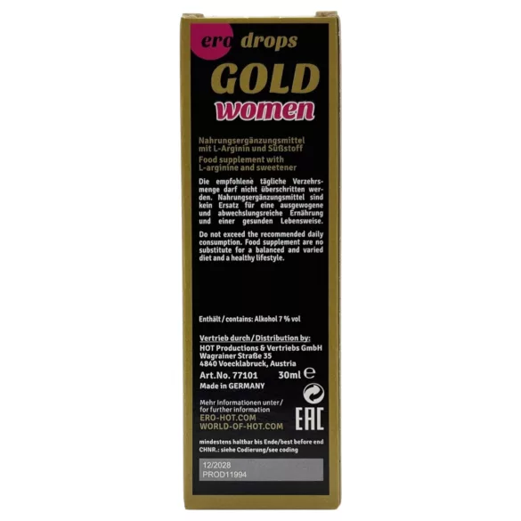 HOT Spanish Fly Gold Woman - afrodisiac pentru femei (30 ml)