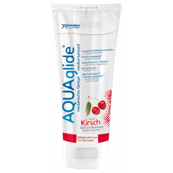 AQUAglide - lubrifiant pe bază de apă - aromă de cireșe - 100ml