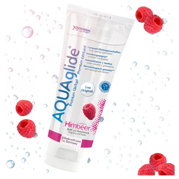 AQUAglide - lubrifiant pe bază de apă - zmeură 100ml