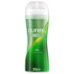 Ulei de masaj 2în1 Durex - Aloe Vera (200ml)