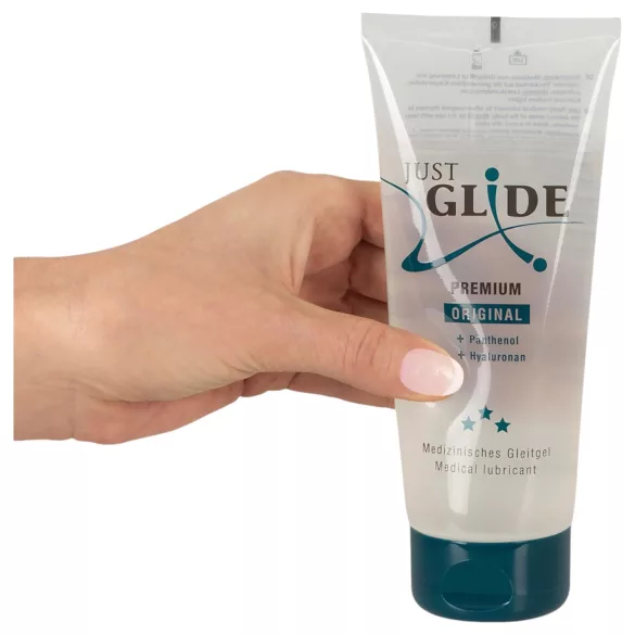 Just Glide Premium Original - lubrifiant pe bază de apă vegan - 200ml
