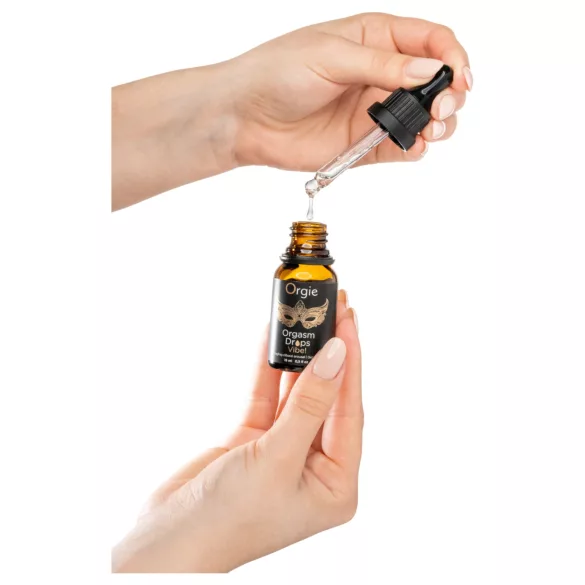 Picături Orgie Orgasm Vibe - gel intim furnicător pentru femei (15 ml)