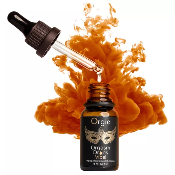 Picături Orgie Orgasm Vibe - gel intim furnicător pentru femei (15 ml)