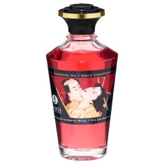   Shunga - ulei masaj încălzitor - șampanie-căpșuni (100ml)