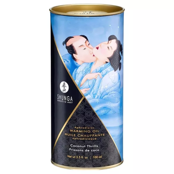 Shunga - ulei de masaj încălzitor - cocos - 100ml