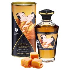 Shunga - ulei de masaj încălzitor - caramel (100ml)
