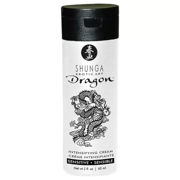 Shunga Dragon Sensitive - gel intim pentru bărbați - efect stimulare - 60ml