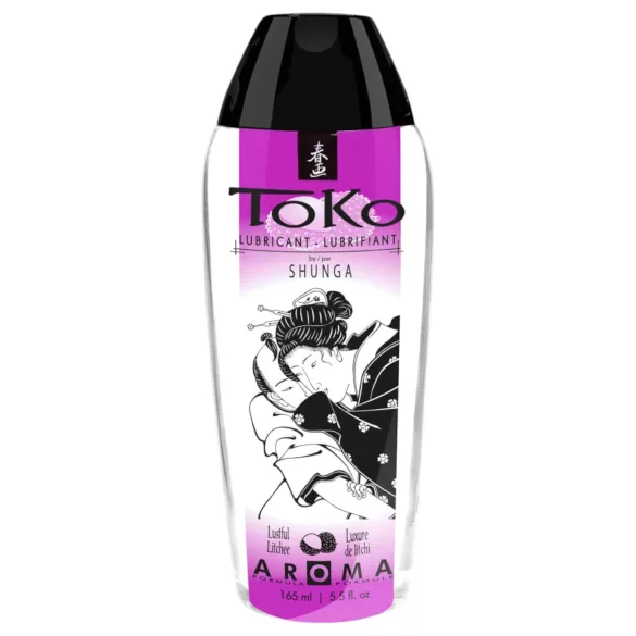 Shunga Toko - lubrifiant pe bază de apă - litchi - 165ml