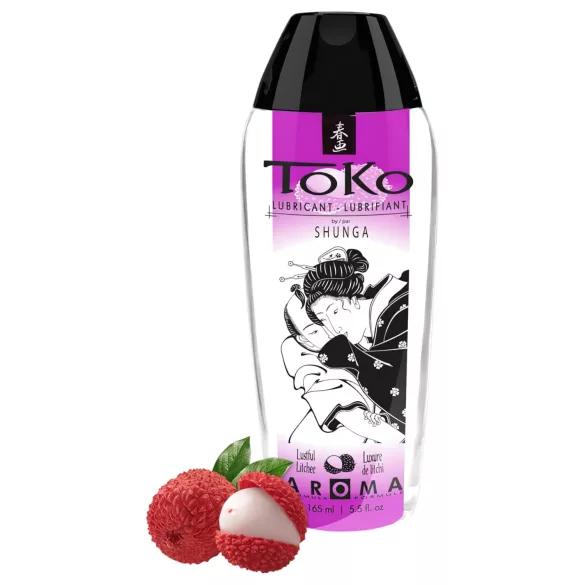 Shunga Toko - lubrifiant pe bază de apă - litchi - 165ml