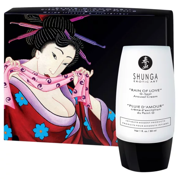 Shunga Ploaie de dragoste - cremă stimulatoare pentru punctul G pentru femei (30 ml)