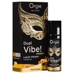 Orgie Dual Vibe! - vibratoare lichid - Pinã Colada (15ml)