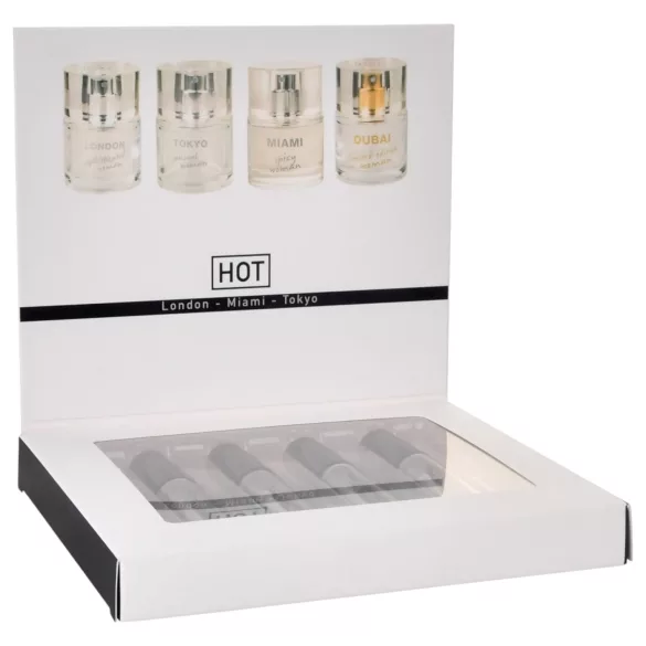 HOT LMTD - parfum cu feromoni pentru femei - set 4x5ml