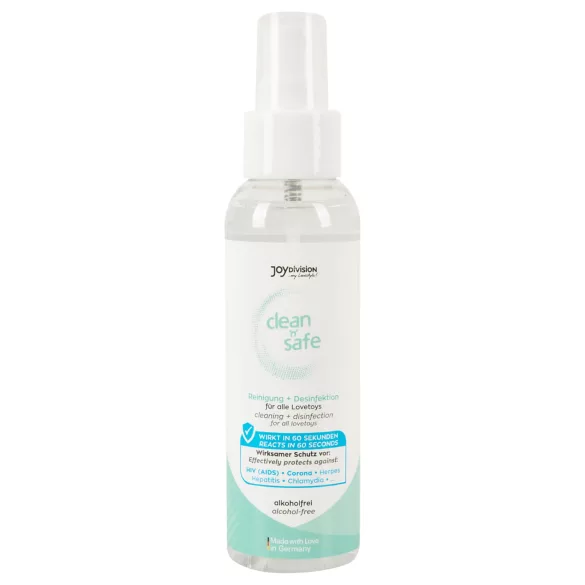JoyDivision Clean Safe - spray dezinfectant și curățare jucării intime 100ml