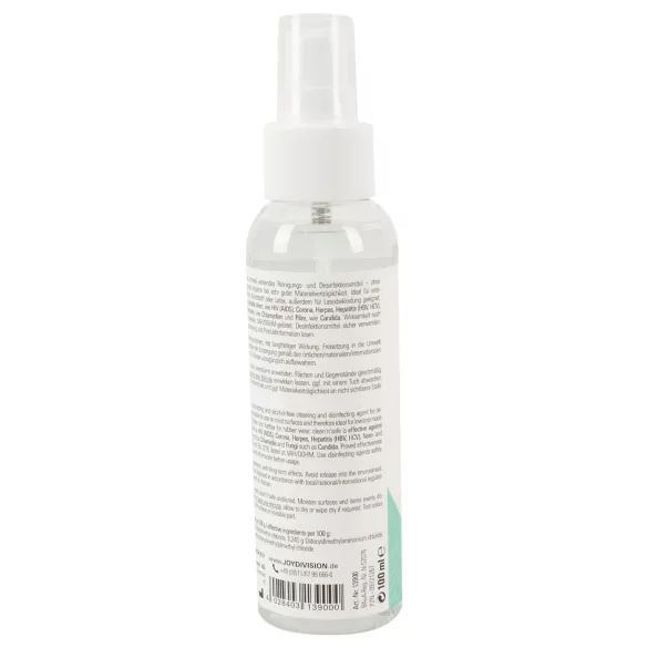 JoyDivision Clean Safe - spray dezinfectant și curățare jucării intime 100ml
