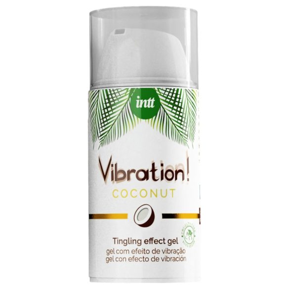 Intt Vibration! - vibrator lichid - efect de vibrație - cocos 15ml