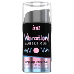 Intt - gel vibrator lichid - aromă gumă de mestecat - 15ml