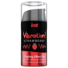Intt Vibrație! - vibrator lichid - căpșuni (15ml)