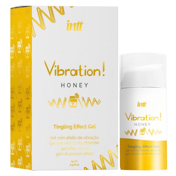 Intt Vibration! - vibrator lichid - efect vibrant - aromă miere (15ml)