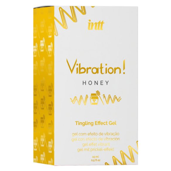 Intt Vibration! - vibrator lichid - efect vibrant - aromă miere (15ml)