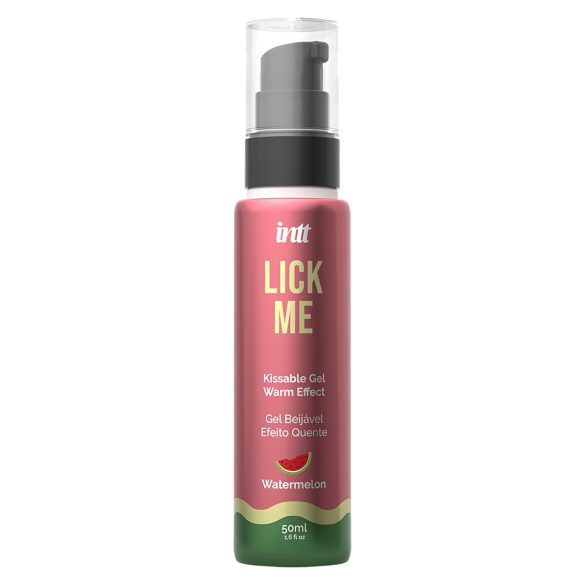 Intt Lick Me - gel lubrifiant călduros cu pepene verde (50ml)