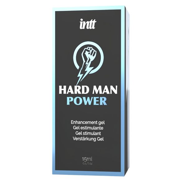 Intt Hard Man Power - gel stimulare pentru bărbați - 15ml